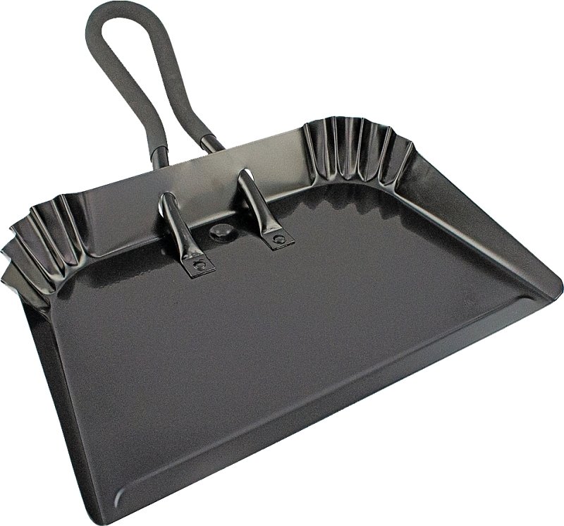 DUST PAN 17IN BLACK FINISH    