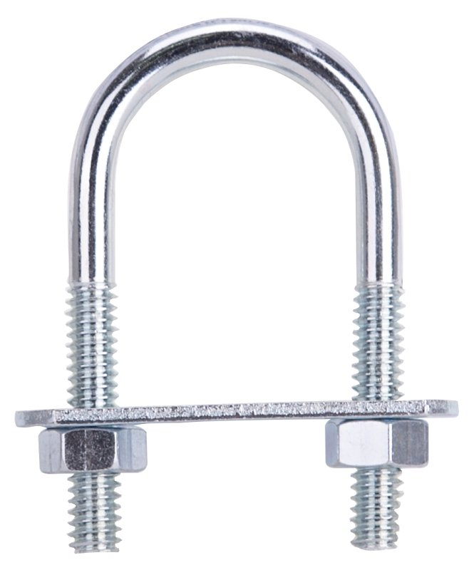 BOLT U STEEL 1/4X1-1/8X2.25 ZN