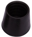 TIP FURNITURE LEG 1-1/8IN BLK 