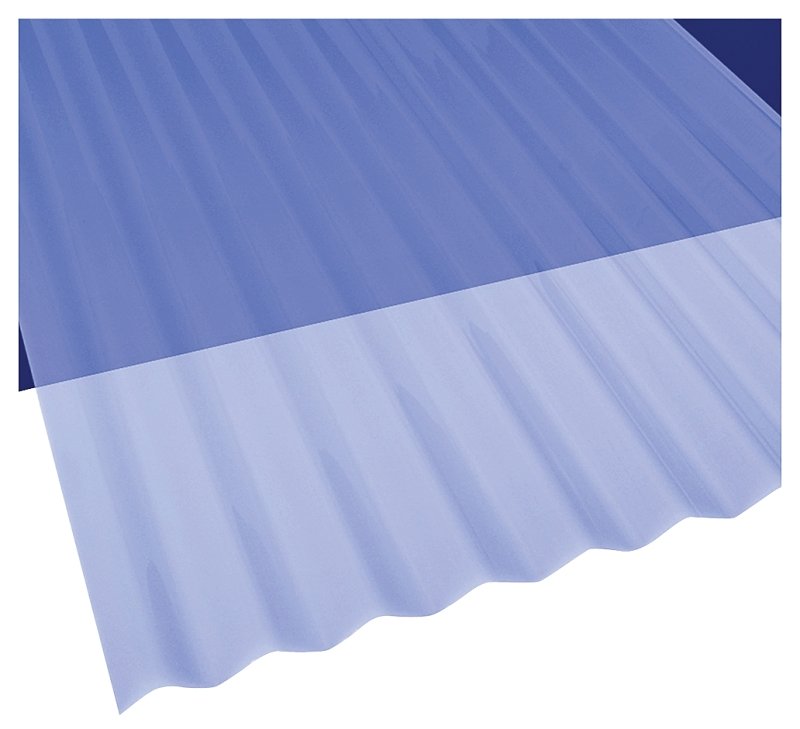 SUN/RAIN PNL 26INX12FT CLR BLU