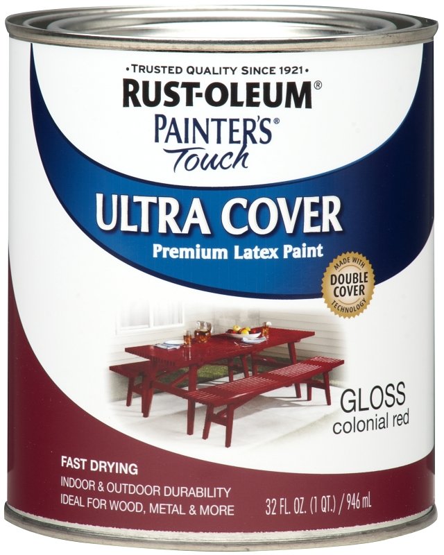 [6746895] PAINT ACRY GLO COLONIAL RED QT