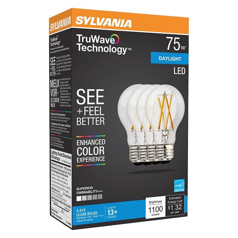 BULB LED A19 CLR DAYLIGHT 11W 