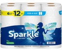 SPARKLE 6 GIANT ROLL WHT PAS  