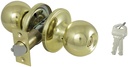 KNOB ENTRY T3 TUBULAR POL BRS 