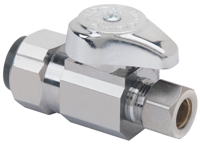 STOP VALVE STR 1/2PX3/8OD COMP