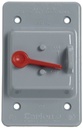 GREY SINGLE TOGGLE SWITCH     