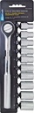 SOCKET SET 11PC 1/2DRIVE MET  