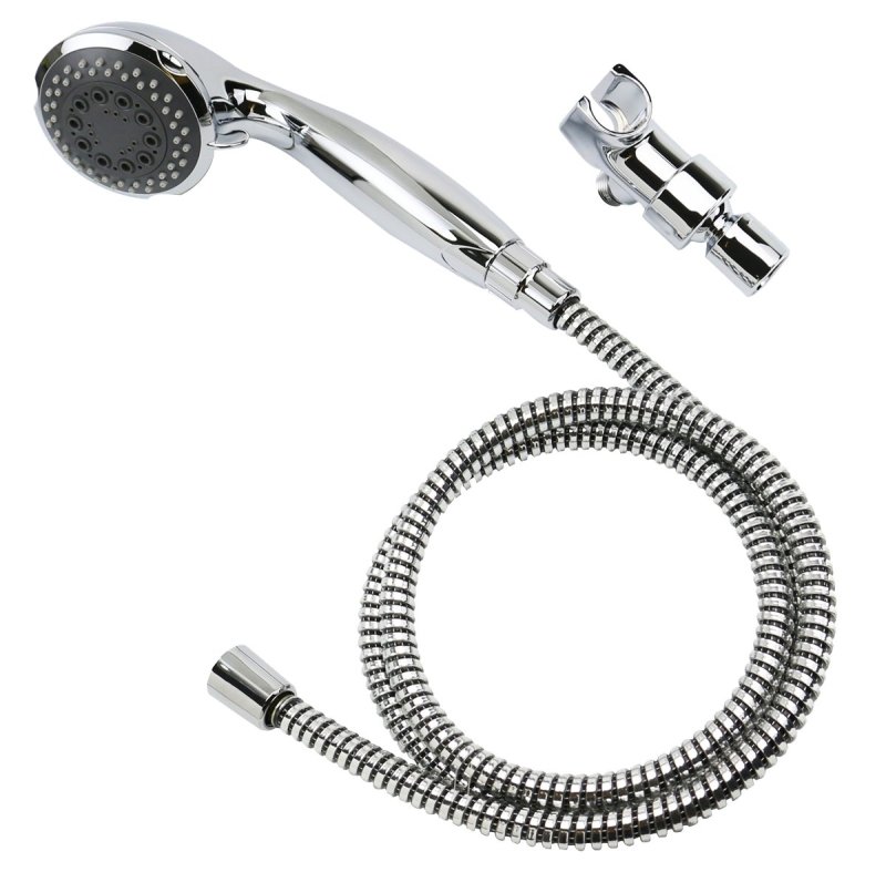 SHOWERHEAD HND-HLD 3-SET CHRM 