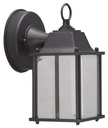 LANTERN WALL LD OUTDOOR BLK   
