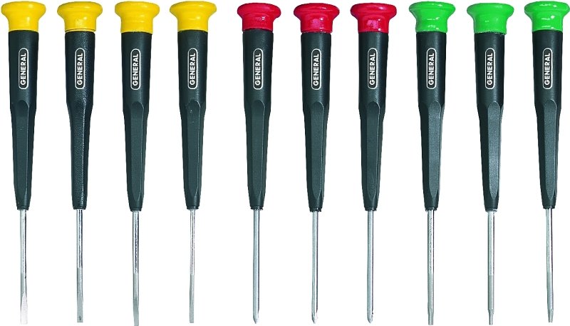 SCREWDRIVER PREC SET 10PC MINI