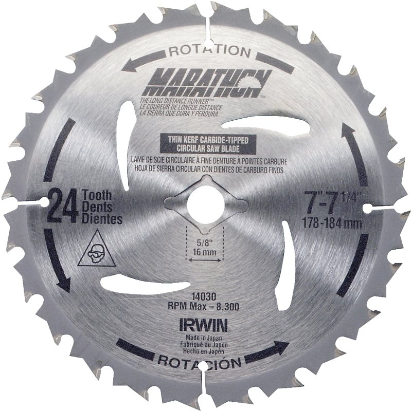 BLADE CIRC SAW FRM/RIP 7-1/4IN