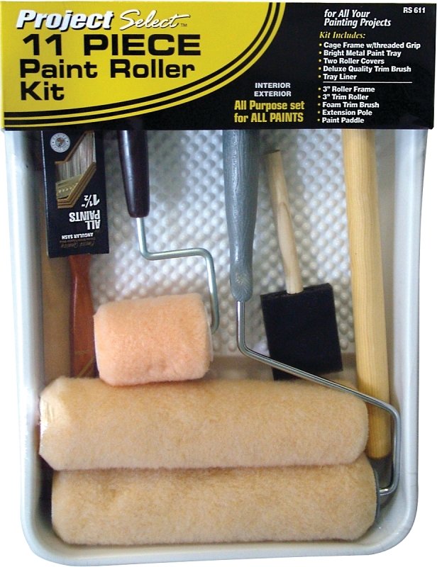 ROLLER TRAY KIT 11PC MTL 9IN  