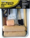 ROLLER TRAY KIT 11PC MTL 9IN  