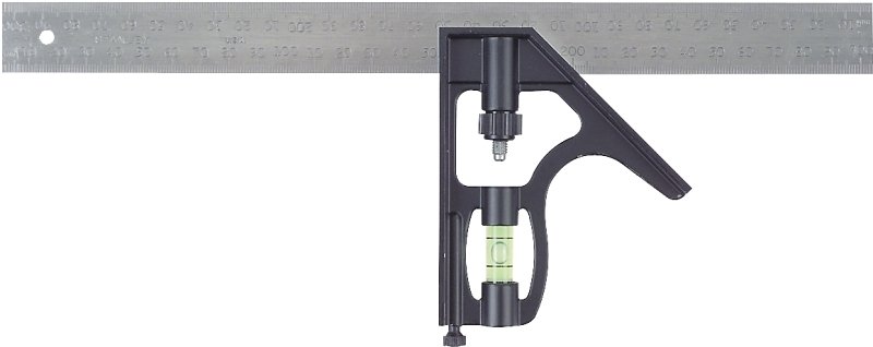 SQUARE COMBO METAL HANDLE 12IN