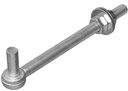 HOOK BOLT STEEL 3/4X10IN ZINC 