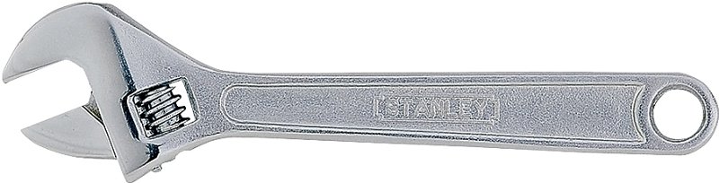 WRENCH ADJUST STEEL CHRM 8IN  