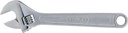 WRENCH ADJUST STEEL CHRM 8IN  