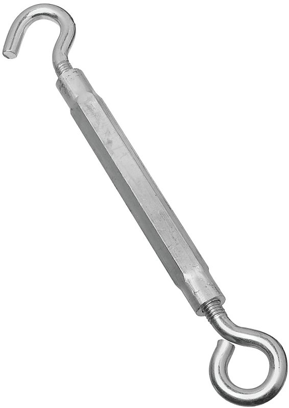 TURNBUCKLE HOOK/EYE 1/2X17 ZNC