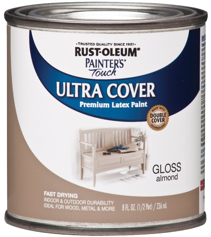 PAINT ACRY LATEX GLO ALM 1/2PT