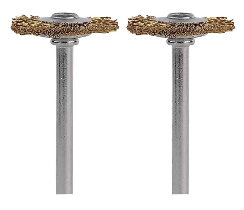 BRUSH BRASS 3/4 INCH 2PK      