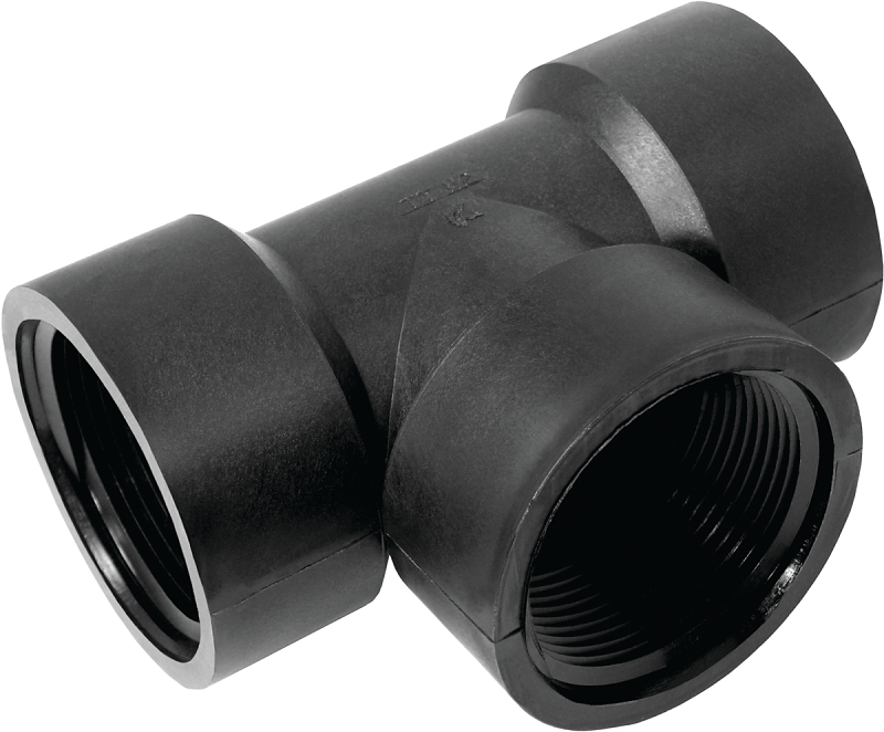 TEE THREADED POLY 1-1/2 FPT   