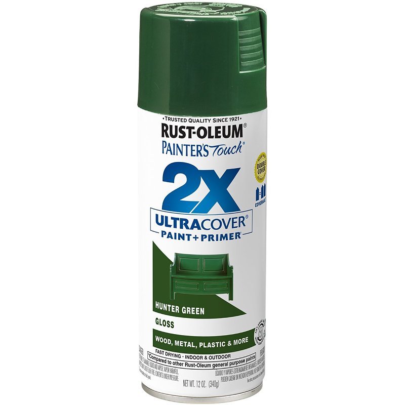 PAINT SPRAY GLO HNTR GRN 12OZ 