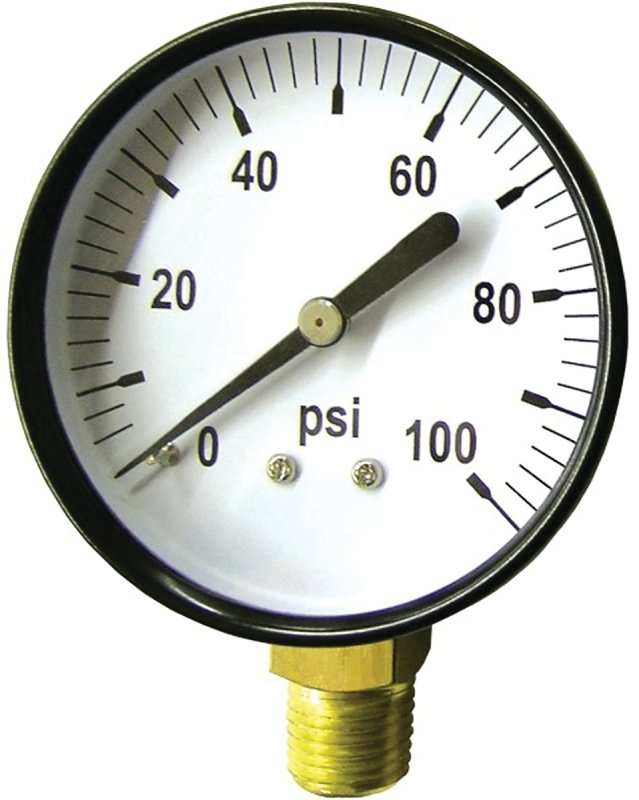 GAUGE STANDARD PRESSURE 100PSI