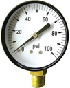 GAUGE STANDARD PRESSURE 100PSI