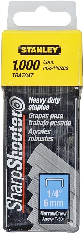 STAPLE HEAVY DTY 1000PK 1/4IN 
