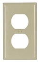 WALLPLATE 1 GANG DPX IVRY 1/PK