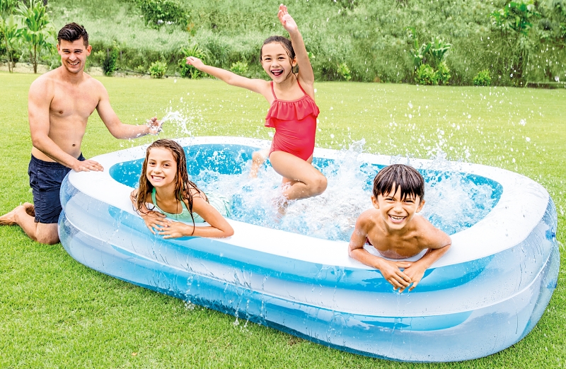 POOL SWIMMING FAMILY VINYL    