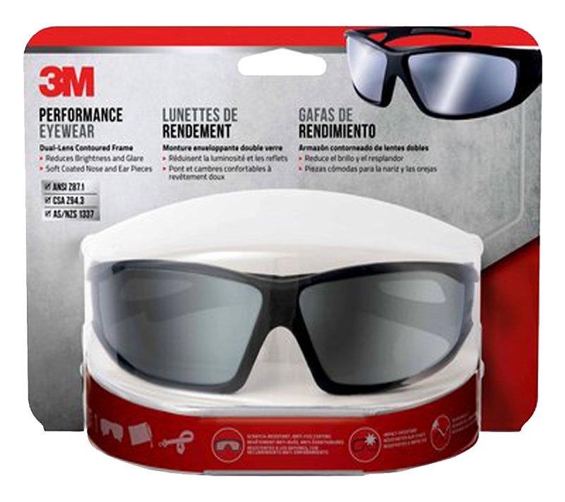 EYEWEAR SFTY MIRRORED SILVER  