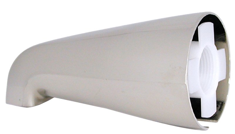 SPOUT TUB W/O DIVERTR BRSH NKL