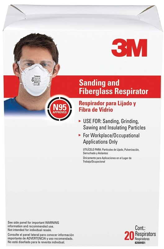 RESPIRATOR SANDING/FIBERGLASS 