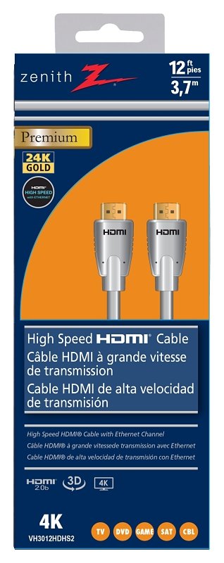CABLE HI-SPD 4K 12FT          