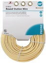 WIRE TELEPHONE ROUND 100FT ALM