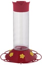 FEEDER HBIRD GLASS RED 30OZ   