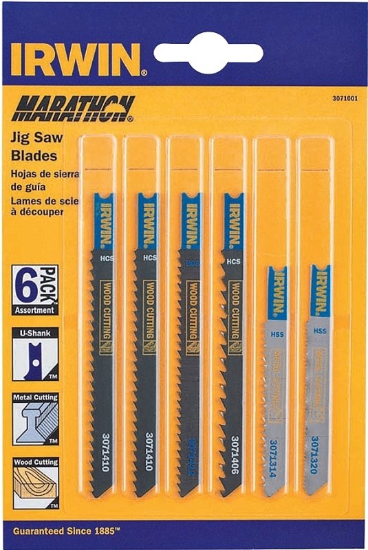 3071001 JIGSAW BLD U-SHNK 6PC 
