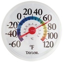 THERMOMETER IN/OUT RAINBW 12IN