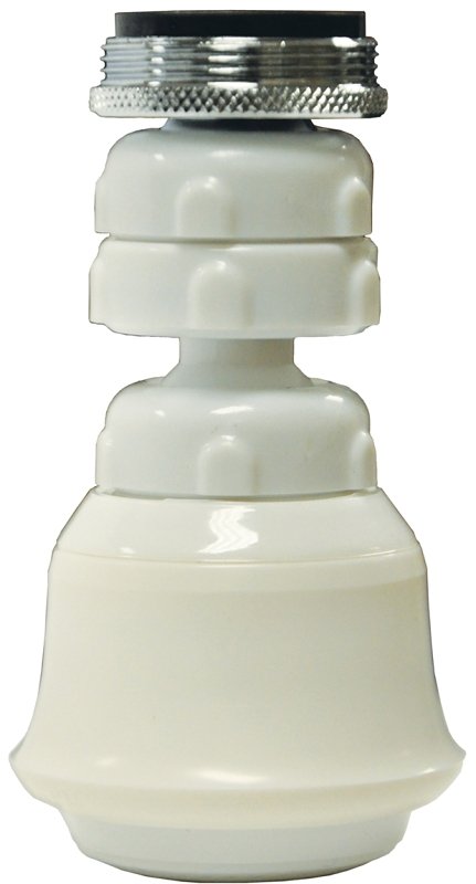 FAUCET AERATOR-SPRAY SWVL WHT 