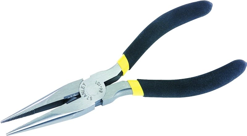 PLIER LONG NOSE 6IN CUSH HNDL 