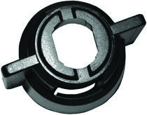 CAP BAYONET WINGED 8/10MM BLK 