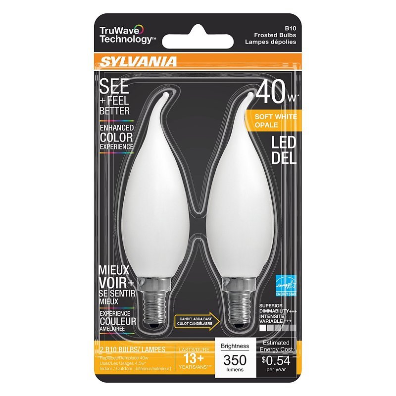 BULB LED B10/C FROST SFTWHT 4W