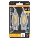 BULB LED B10 CLR SOFT WHITE 4W