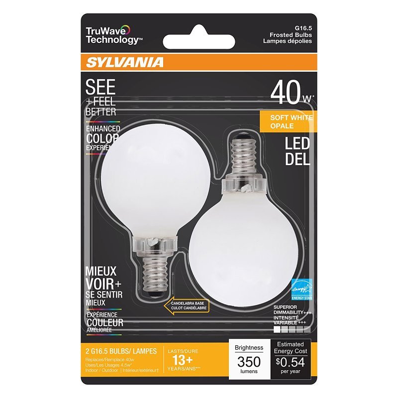 BULB LED G16.5/C FRST SWHT 4W 