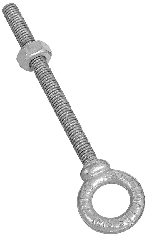 EYE BOLT W/NUT 3/8X4.5 IN GALV