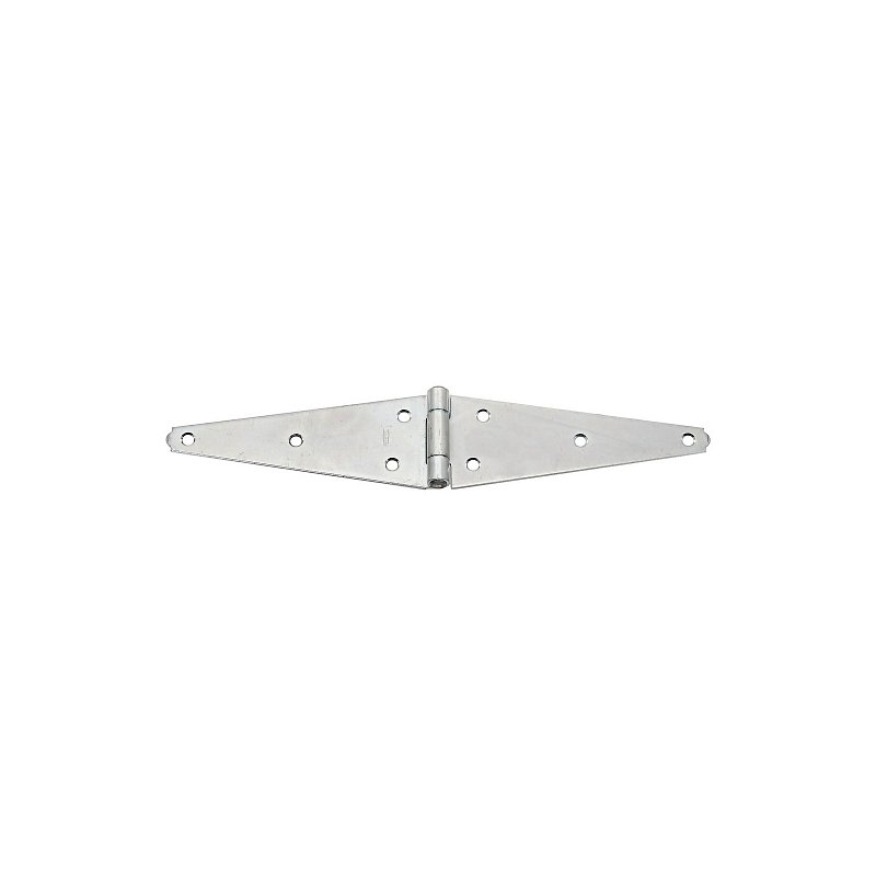 HINGE STRAP ZINC PLATED 8IN   