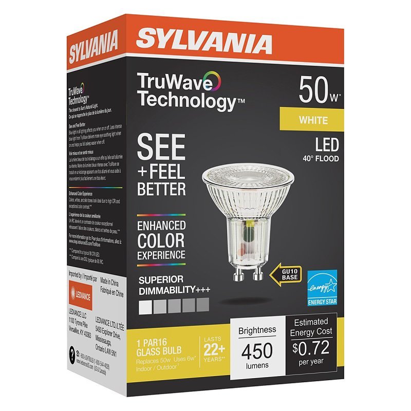 BULB LED PAR16 FLOOD CWHT 5.5W