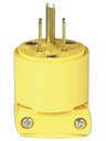 PLUG VINYL YEL 15A 125V       