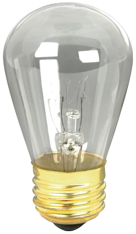BULB INCANDST S14 11W 130V 4PK